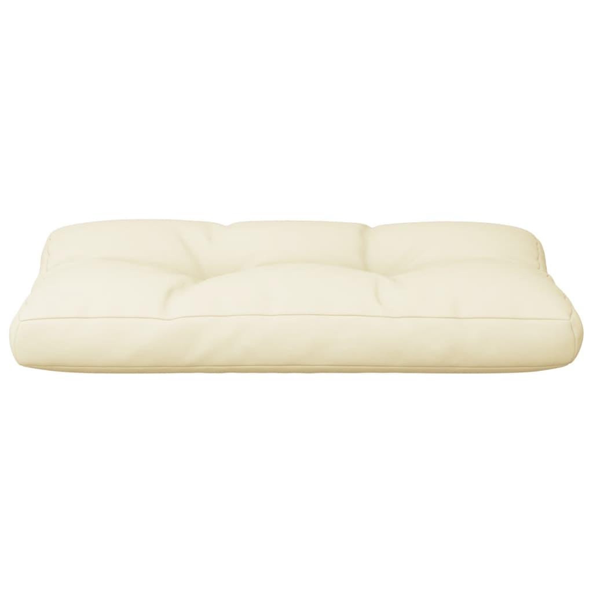 Voir la diapositive 5 : VIDAXL Coussin de palette creme 70x40x12 cm tissu