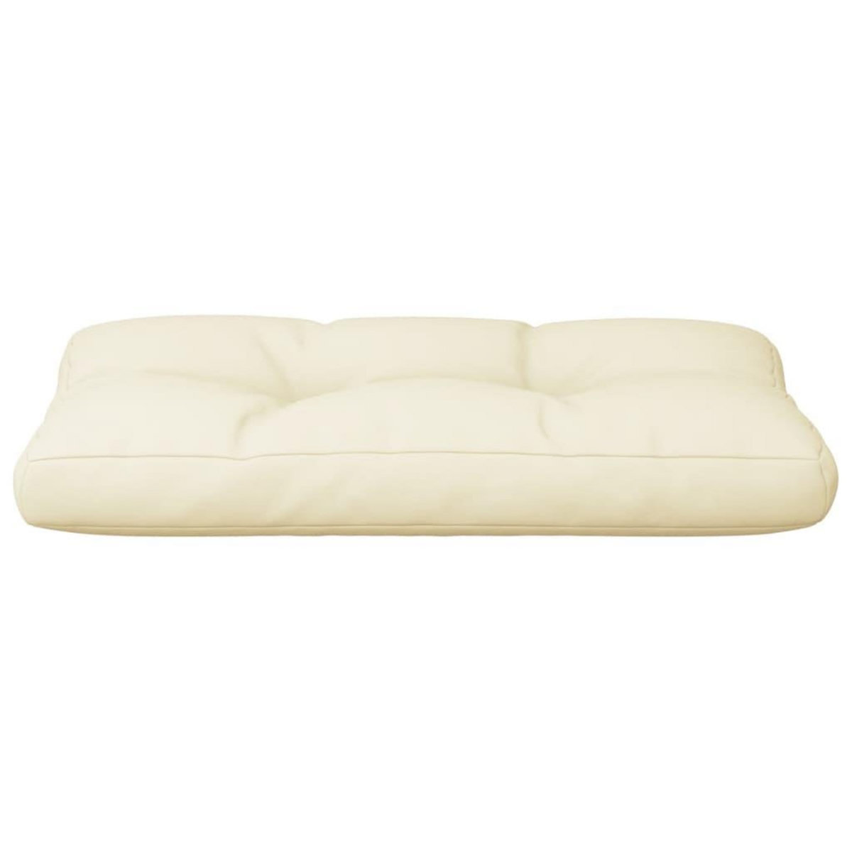 VIDAXL Coussin de palette creme 70x40x12 cm tissu