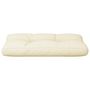 Voir la diapositive 5 : VIDAXL Coussin de palette creme 70x40x12 cm tissu