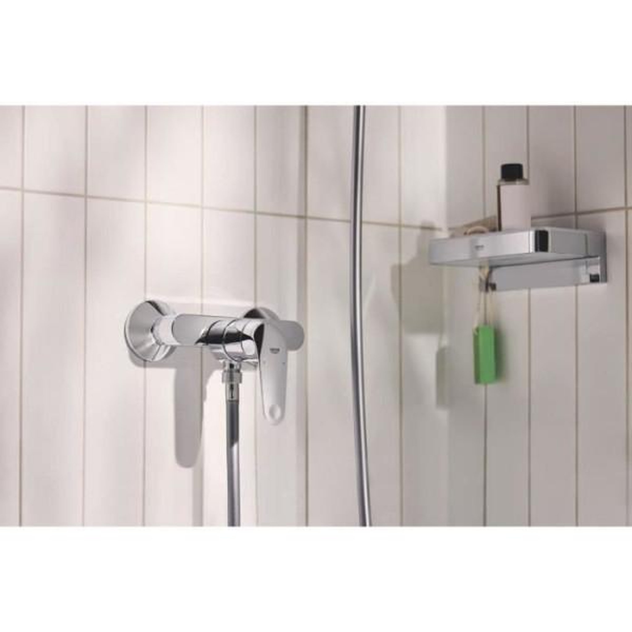 Voir la diapositive 2 : Grohe Mitigeur monocommande douche - grohe swift - 24333001 - chromé - montage mural apparent