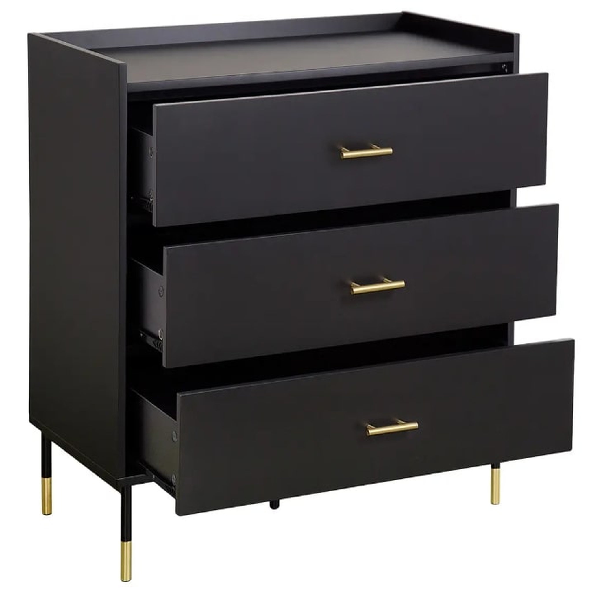 Voir la diapositive 3 : ATMOSPHERA Commode 3 tiroirs L80cm IRIS