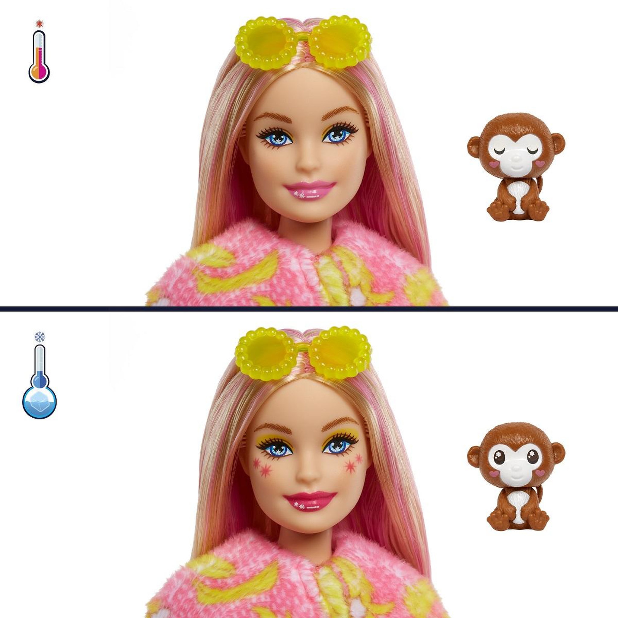 Voir la diapositive 5 : BARBIE Poupée Barbie Cutie Reveal Singe