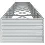 Voir la diapositive 5 : VIDAXL Lit sureleve de jardin 480x80x45 cm Acier galvanise Argente