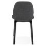 Voir la diapositive 5 : Paris Prix Chaise Design en Tissu  Tikel  81cm Gris Foncé & Noir