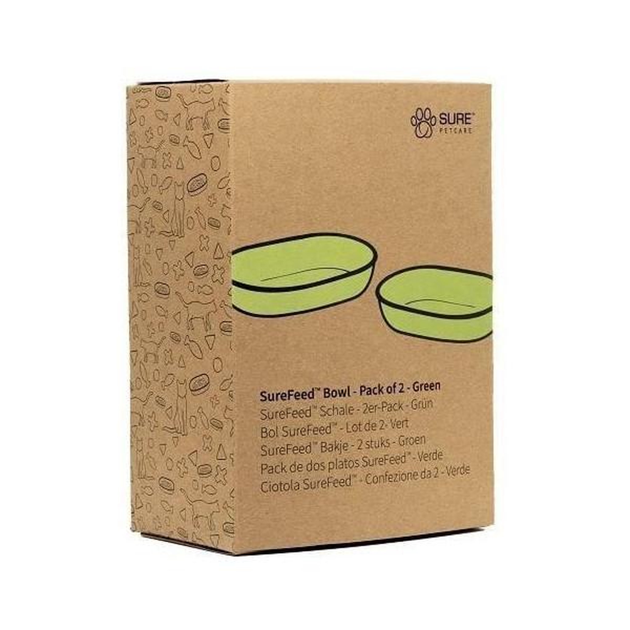 Voir la diapositive 2 : Pet Safe SUREFEED Bol simple - Lot de 2 (vert)