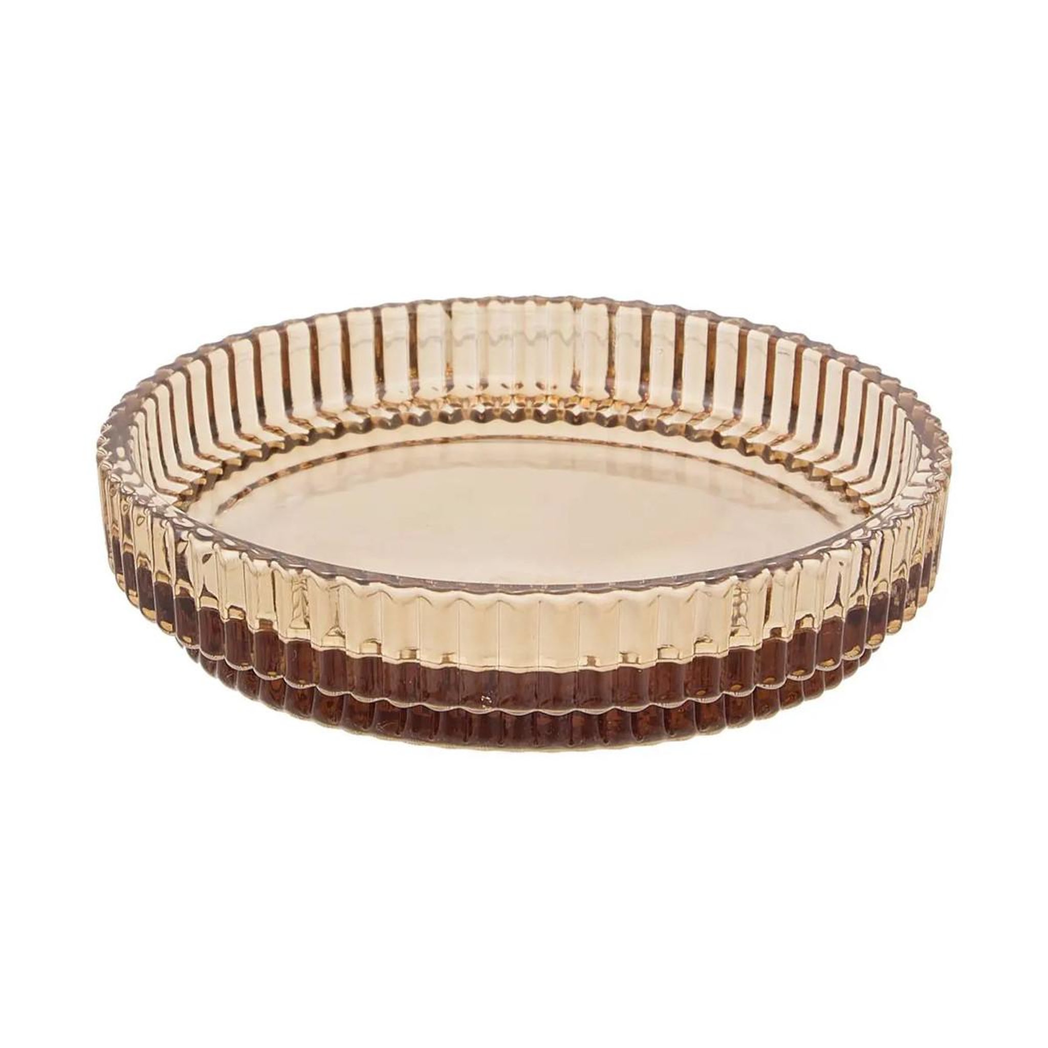 FIVE Porte-Savon en Verre  Solis  11cm Ambre