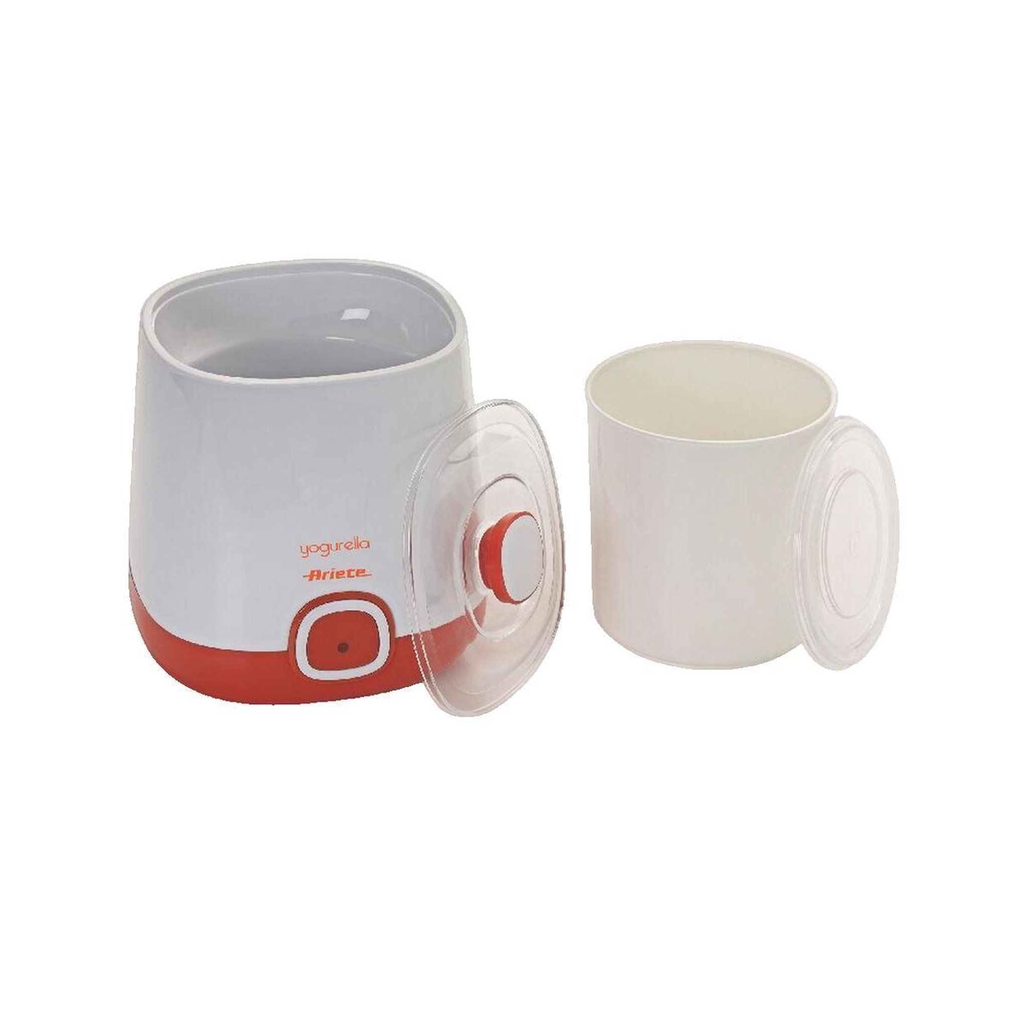 Voir la diapositive 2 : ARIETE Yaourtière Ariete 621 Blanc avec accents orange