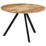 Voir la diapositive 1 : VIDAXL Table a dîner 110x75 cm Bois de manguier massif