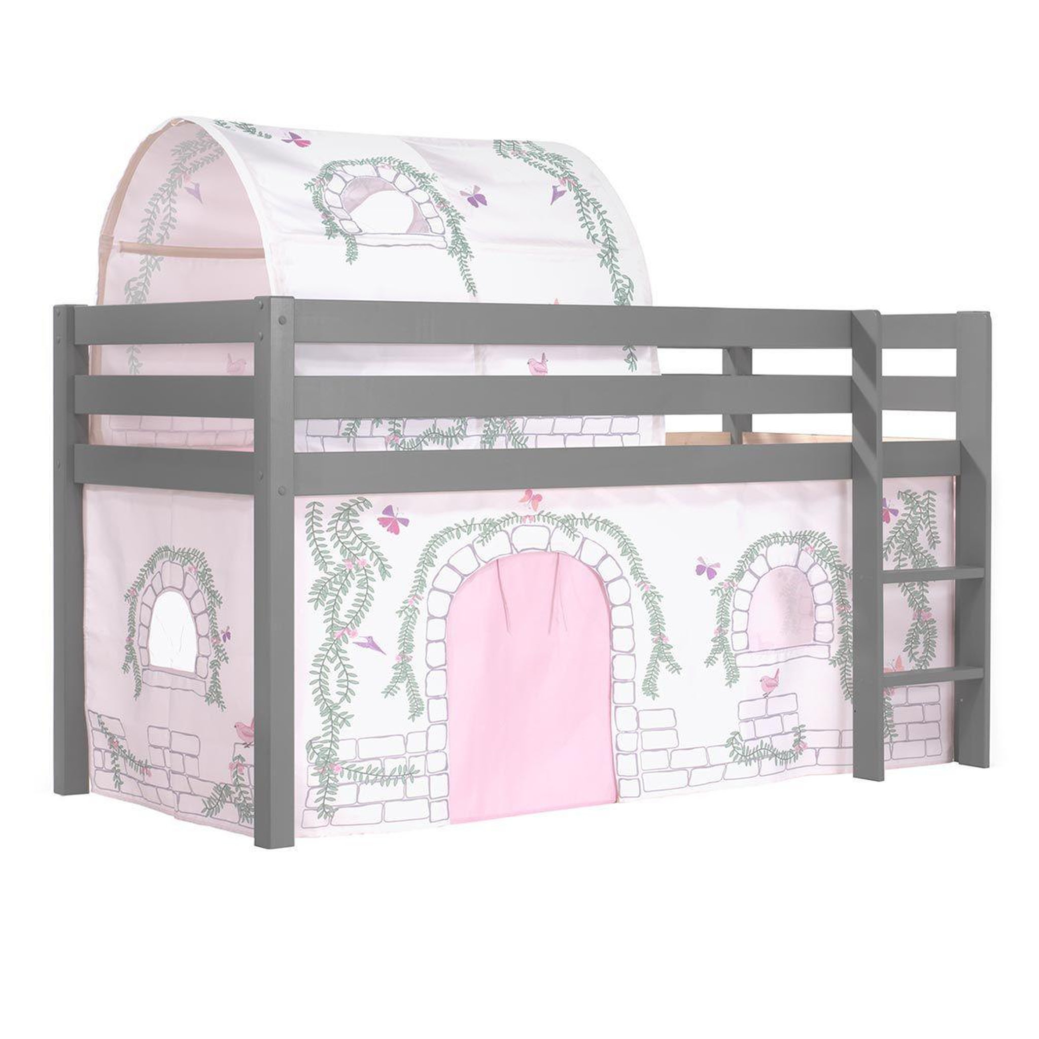 Voir la diapositive 1 : Paris Prix Pack - lit enfant, tente & tunnel  pino birdy  gris
