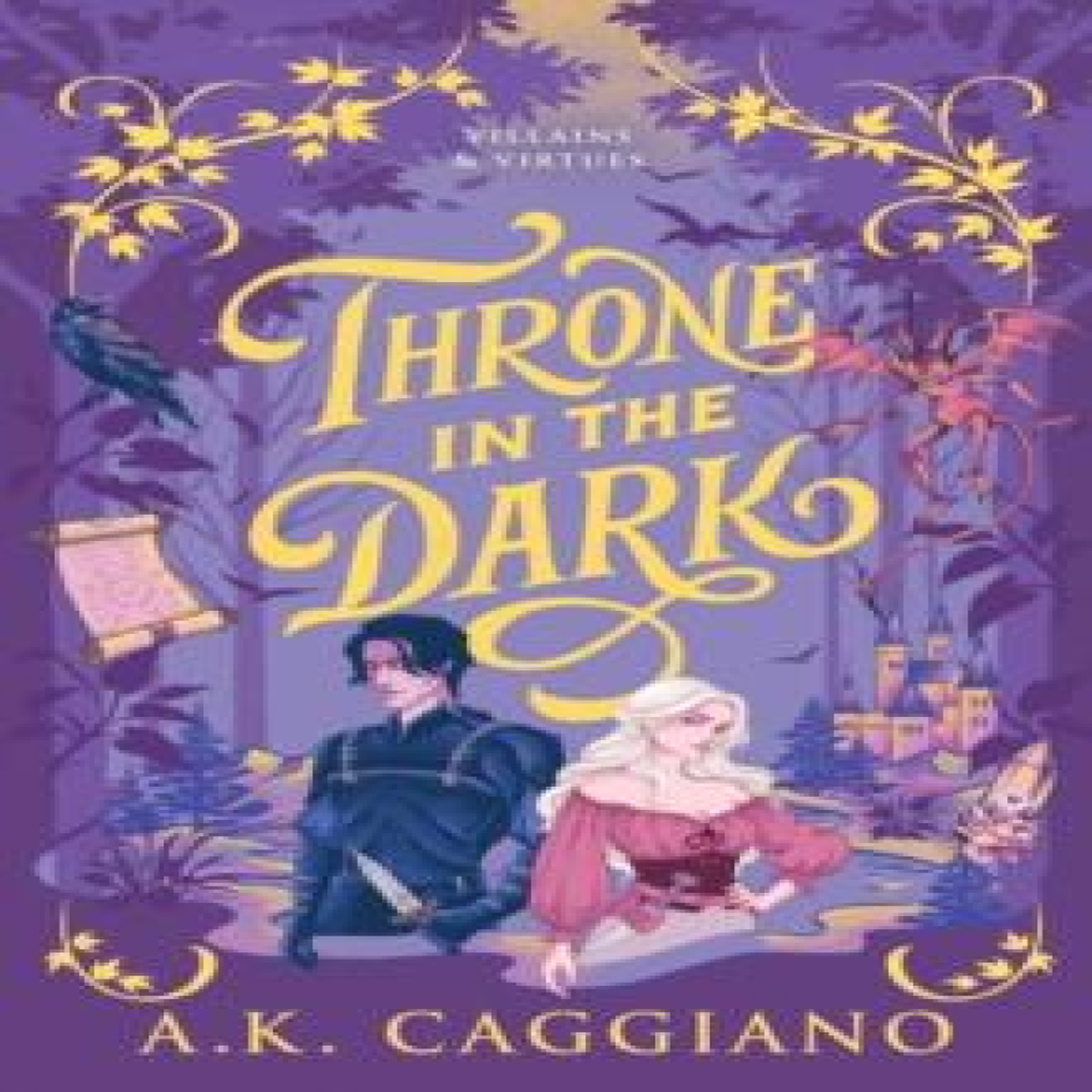LIVRES Throne in the Dark : A Feel-Good Cosy Romantasy Adventure (Villains & Virtues Book 1)