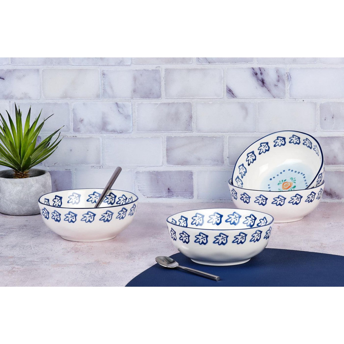 BJORN Bol NAPOLI Ø17,5cm - 4 pièces - Agrume