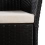 Voir la diapositive 5 : VIDAXL Ensemble a manger d'exterieur 5 pcs Resine tressee Noir marron