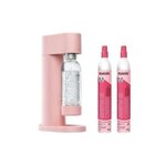 MY SODA Machine à gazéifier l'eau + 1 bouteille + 2 cylindres supplémentaires - p2c-wd002f-lp