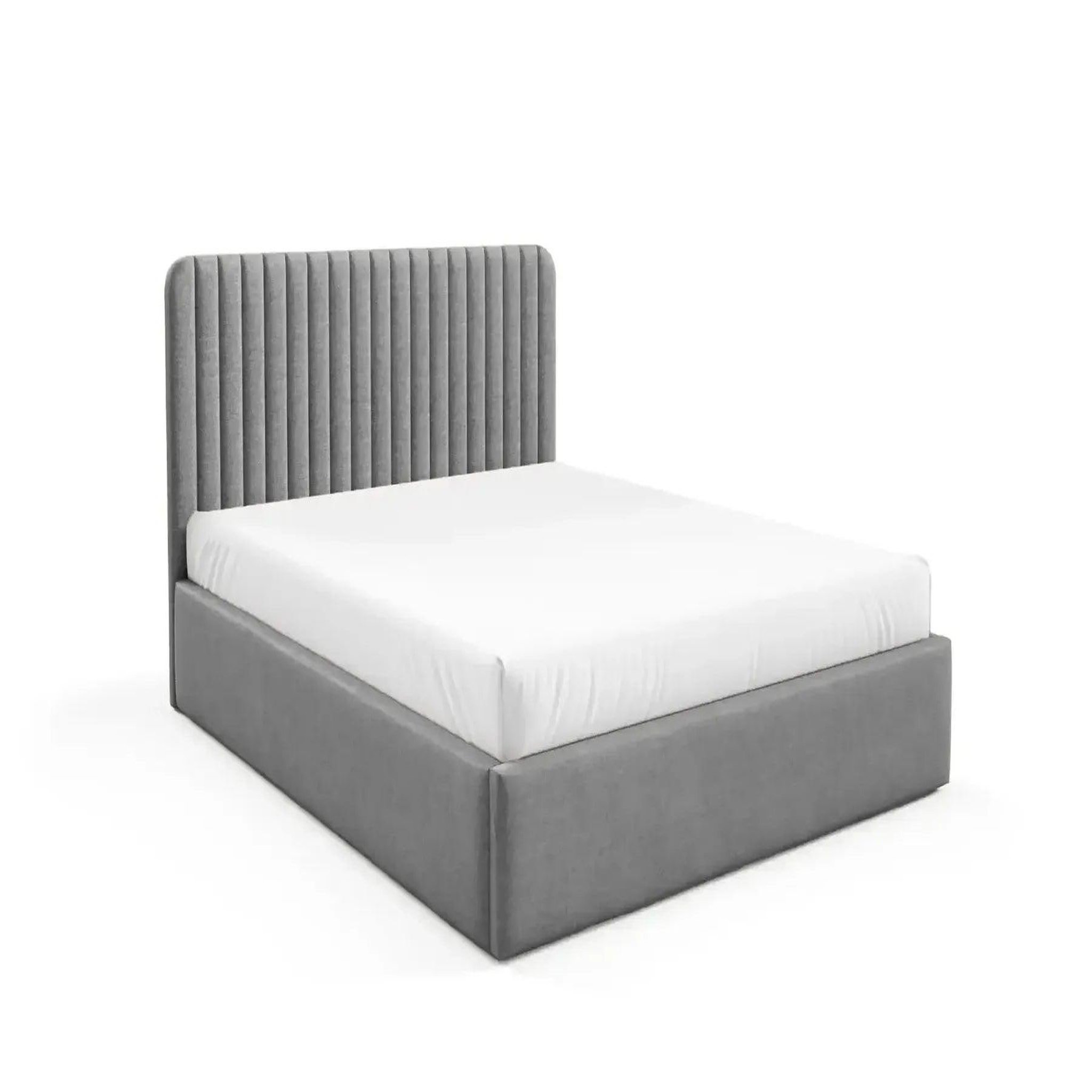 Voir la diapositive 6 : CASANOVA PARIS JEANNE - Lit coffre tissu velours