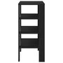 Voir la diapositive 5 : VIDAXL Etagere a chaussures noir 61x32x70 cm bois d'ingenierie