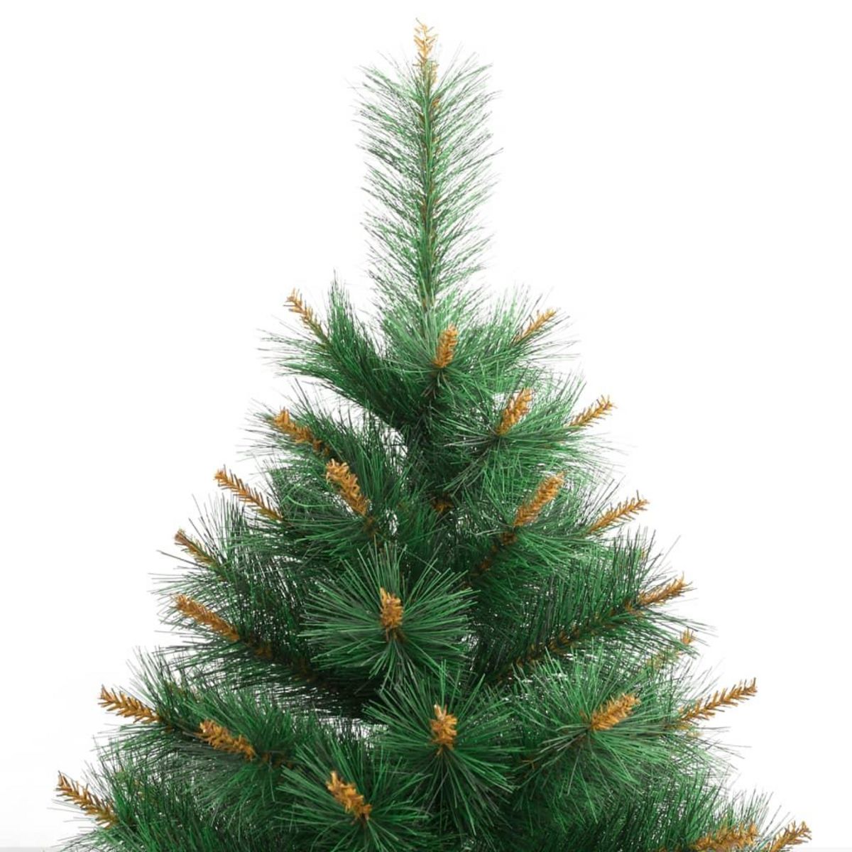 VIDAXL Sapin de Noël artificiel a charnieres avec support 240 cm