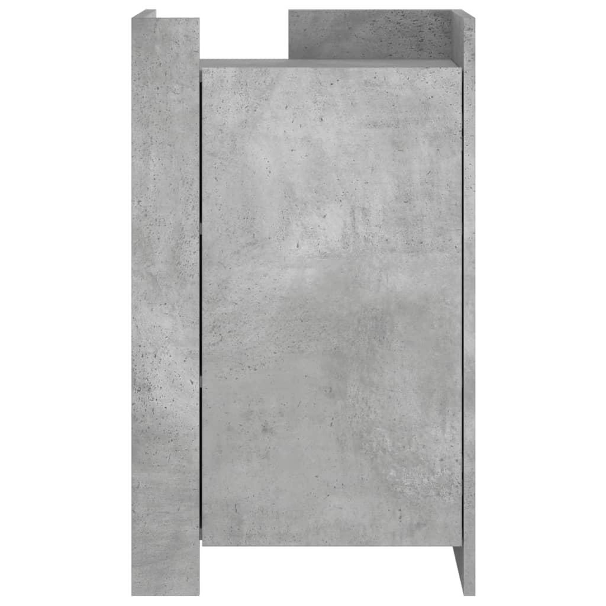 Voir la diapositive 4 : VIDAXL Buffet gris beton 45x35x75 cm Bois d'ingenierie