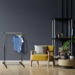 Storage solutions Storage solutions Penderie réglable sur roulettes 80x42x(90 165) cm