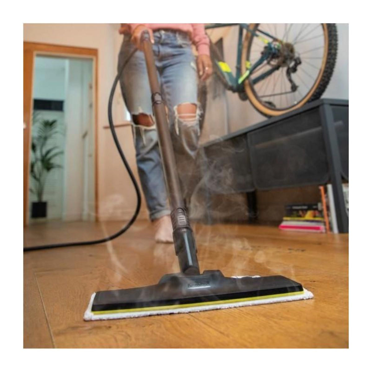 KÃ¤rcher KARCHER - Kit de 3 serpillieres (souple, abrasive et tres abrasive) pour buse sol - Compatible gamme nettoyeurs vapeur Easy Fix