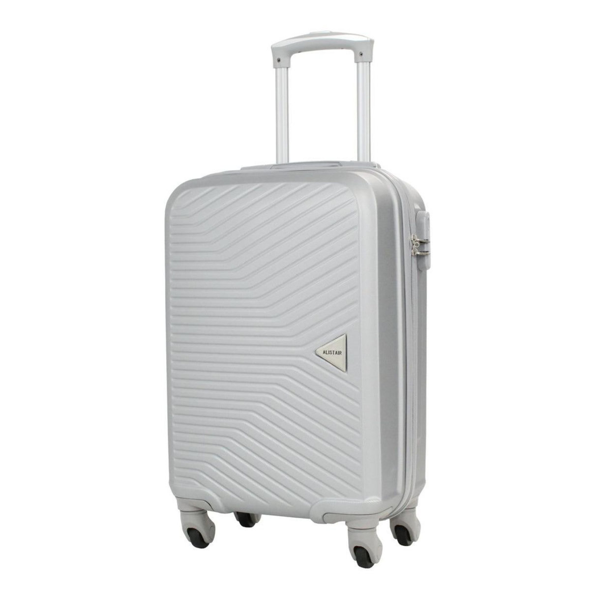 Alistair Valise cabine Alistair - Collection Iron - 4 roues - ABS ultra résistant - Noir