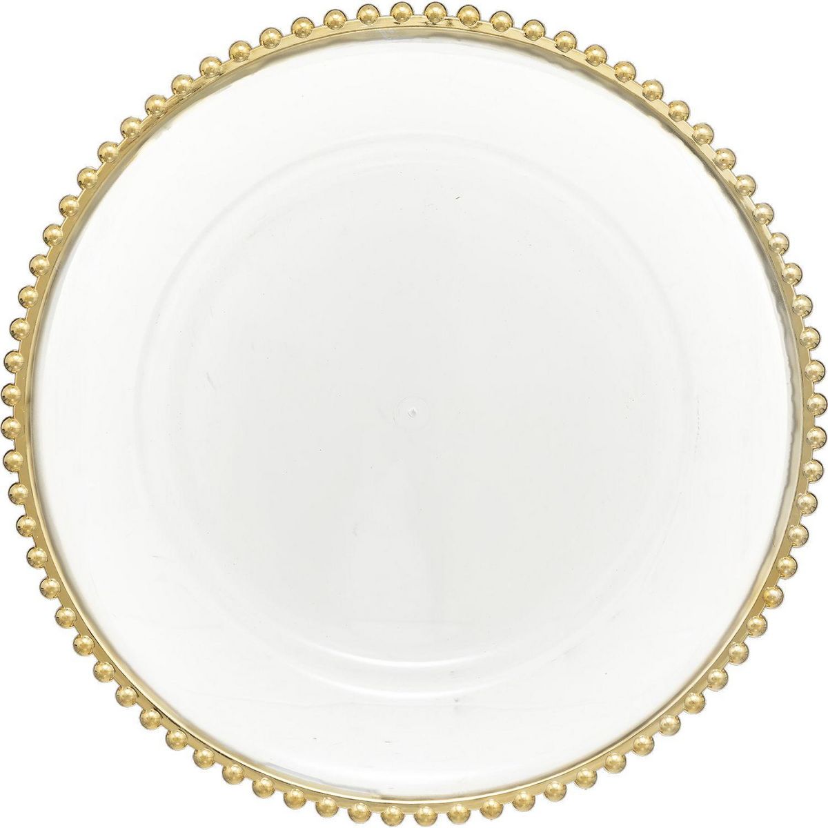 FEERIC LIGHT & CHRISTMAS Lot de 12 assiettes de présentation NOËL DES MAGES - Or