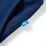 VIDAXL Pantalons pour enfants avec cordon de serrage bleu marine 140