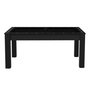 Voir la diapositive 1 : Paris Prix Table de Billard Convertible  Ohio  185cm Noir Grainé
