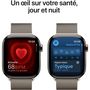 Voir la diapositive 5 : APPLE Montre connectée Serie 10 46mm Titane Naturel Loop Cell