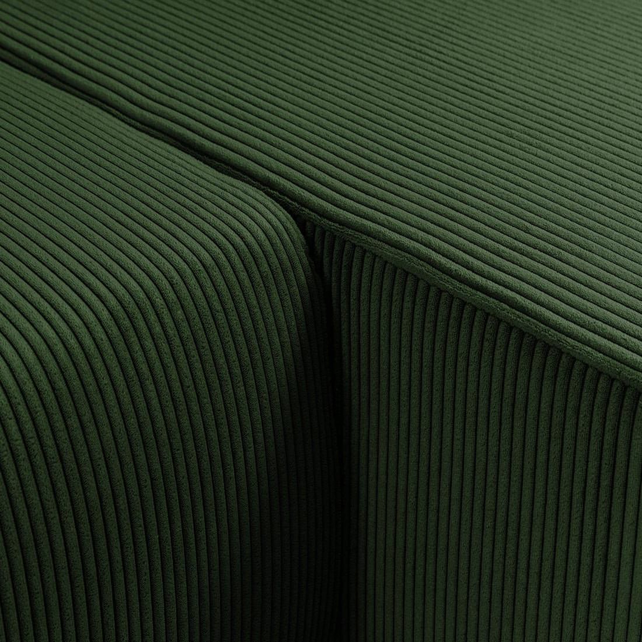 Voir la diapositive 5 : BEST MOBILIER Artemisa - canapé d'angle réversible 4 places - convertible avec coffre - en velours côtelé
