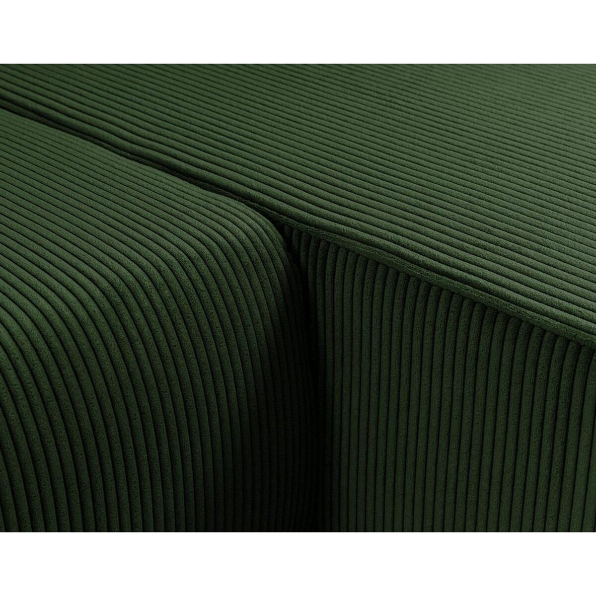 BEST MOBILIER Artemisa - canapé d'angle réversible 4 places - convertible avec coffre - en velours côtelé