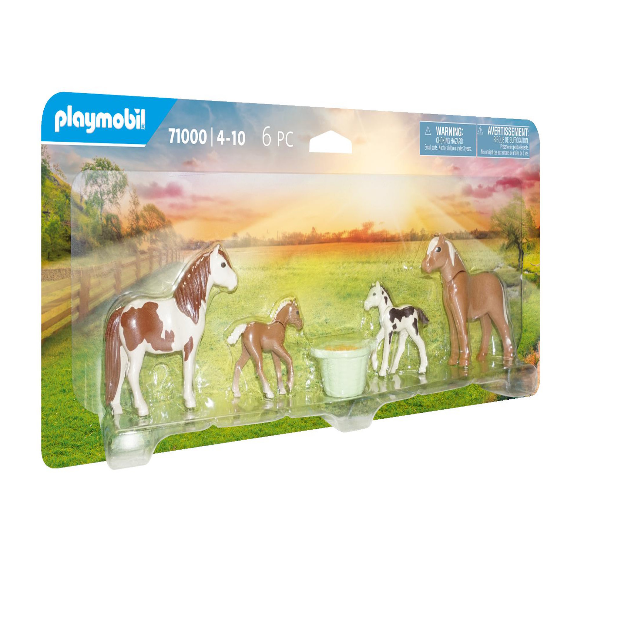 PLAYMOBIL 71000 - 2 poneys islandais et poulains