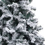 Voir la diapositive 4 : VIDAXL Sapin de Noël artificiel avec neige floquee vert 180 cm PVC