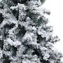 Voir la diapositive 4 : VIDAXL Sapin de Noël artificiel avec neige floquee vert 180 cm PVC