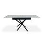 Voir la diapositive 2 : Paris Prix Table à Manger Extensible  Freida  90-180cm Blanc