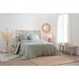 Voir la diapositive 4 : ATMOSPHERA Housse de couette 2 places 100% lin - 260x240cm - Vert Céladon