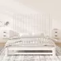VIDAXL Tete de lit murale Blanc 147x3x90 cm Bois massif de pin