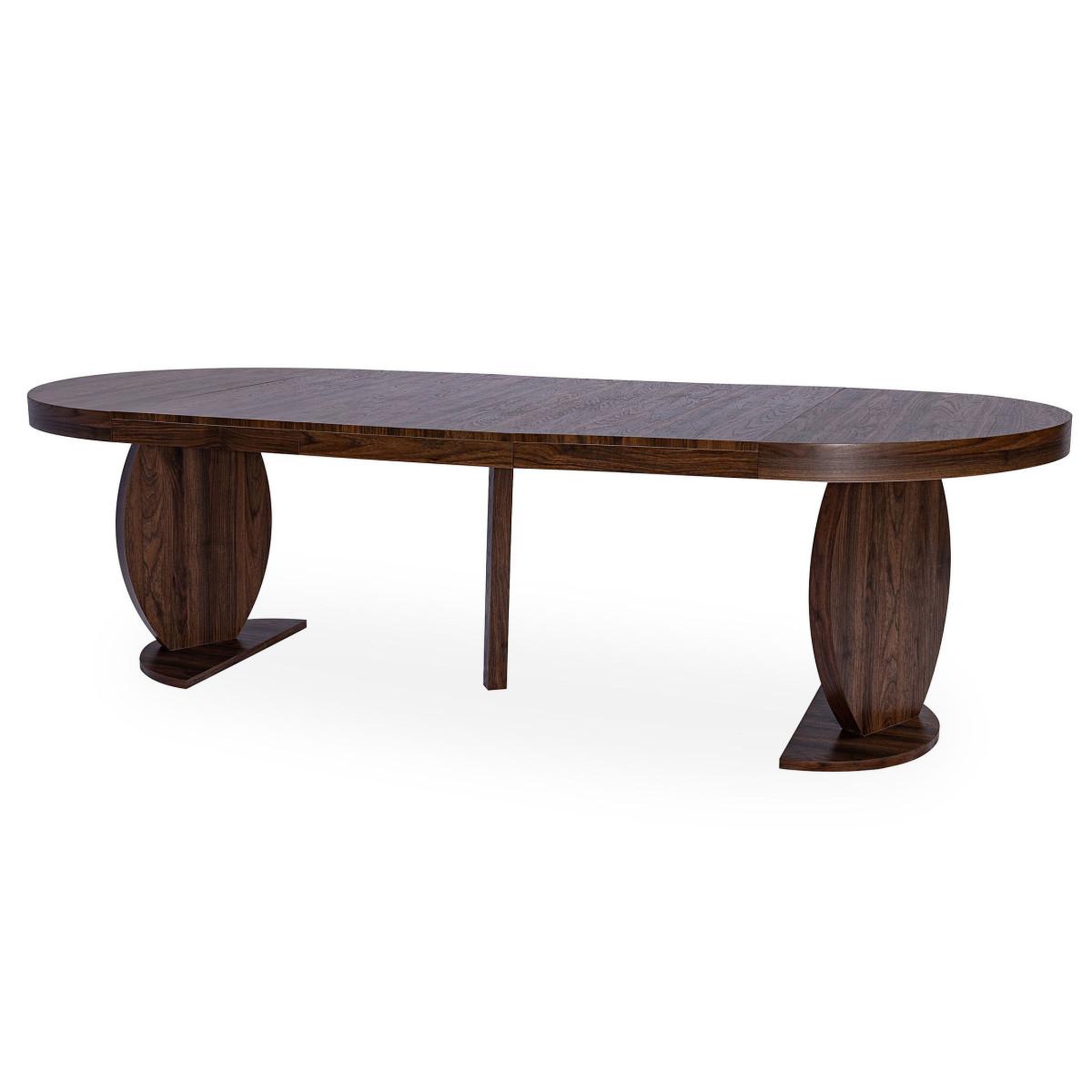 Voir la diapositive 4 : Paris Prix Table à manger extensible effet travertin  jody   110-260cm marron