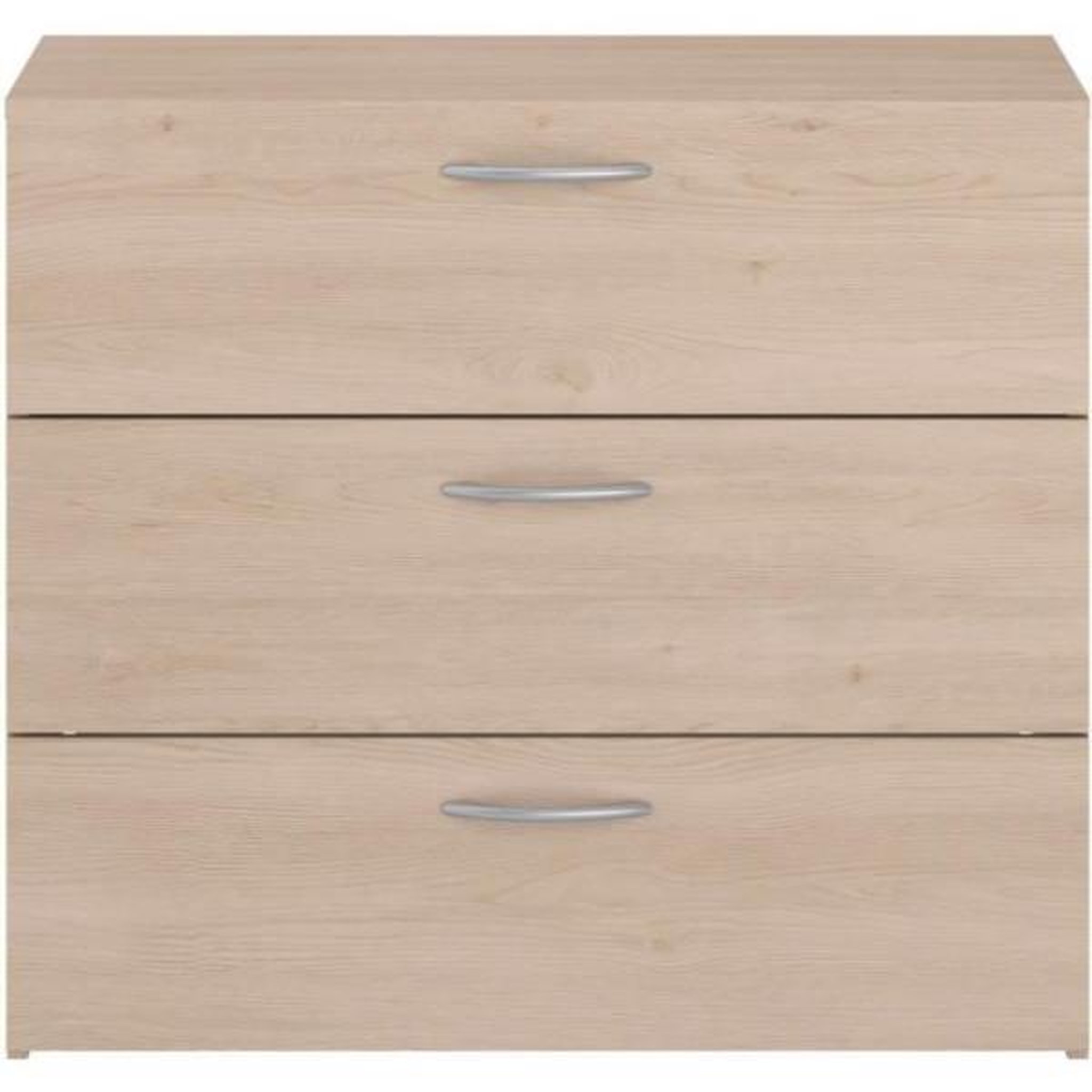 Voir la diapositive 4 : PARISOT Commode - easy life - 3 tiroirs - chene - 78,2 x 69,3 x 40,8 - parisot
