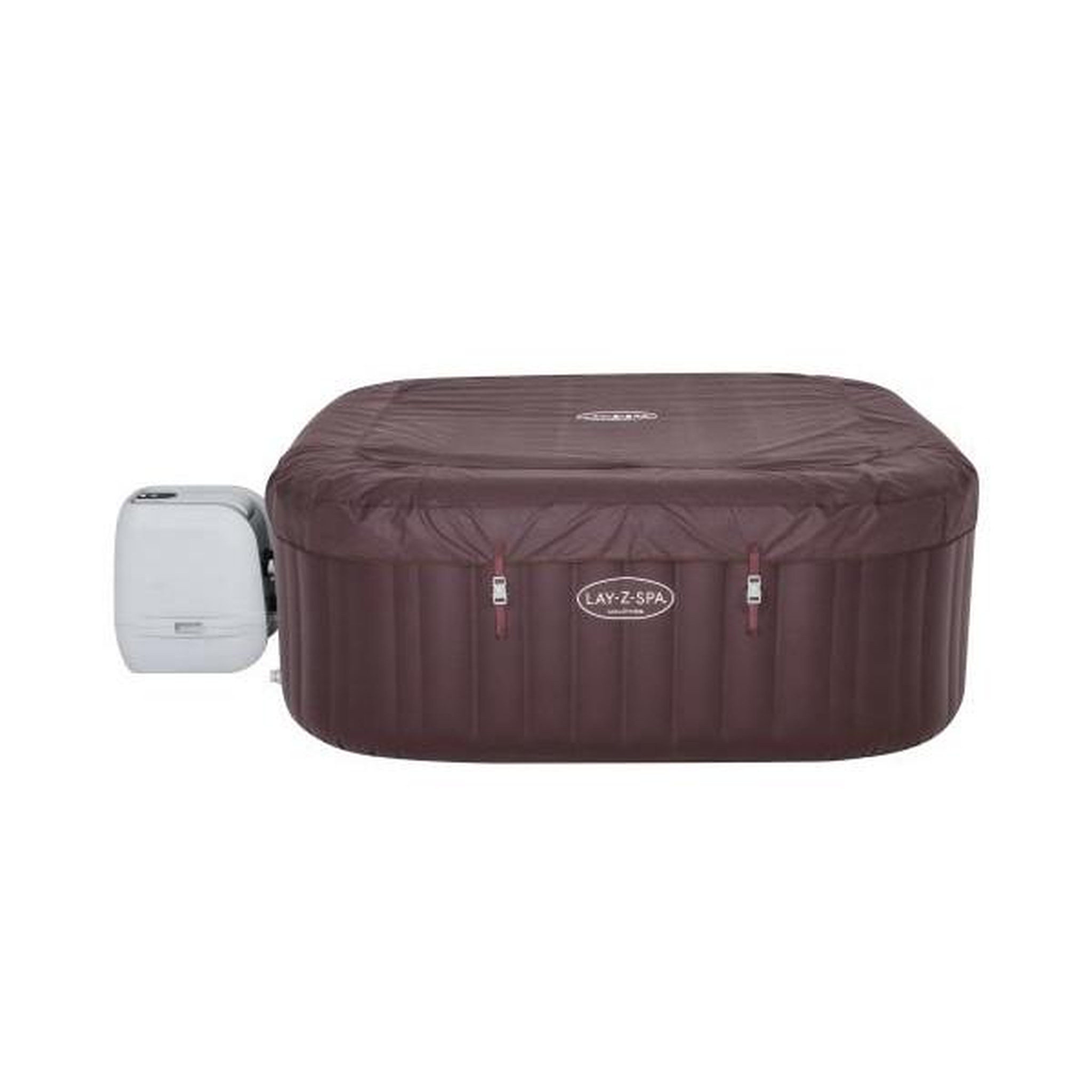 Voir la diapositive 1 : BESTWAY Spa gonflable BESTWAY - Lay-Z-Spa Maldives - 201 x 201 x 80 cm - 5 a 7 places - Carré (Couverture, pompe, cartouche, diffuseur,