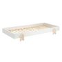 Voir la diapositive 3 : Paris Prix Lit Enfant en Bois  Modulo Arrow IV  90x200cm Blanc