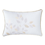 Paris Prix Coussin Déco Passepoil  Duchesse  40x60cm Blanc