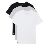 Lacoste X3 T  hirts Blanc/Gris/ Homme Lacoste TH9007. Coloris disponibles : Noir