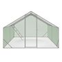 Voir la diapositive 3 : ID MARKET Enclos poulailler 12 m² 4x3 M avec grand perchoir 4 niveaux en bois acier galvanisé