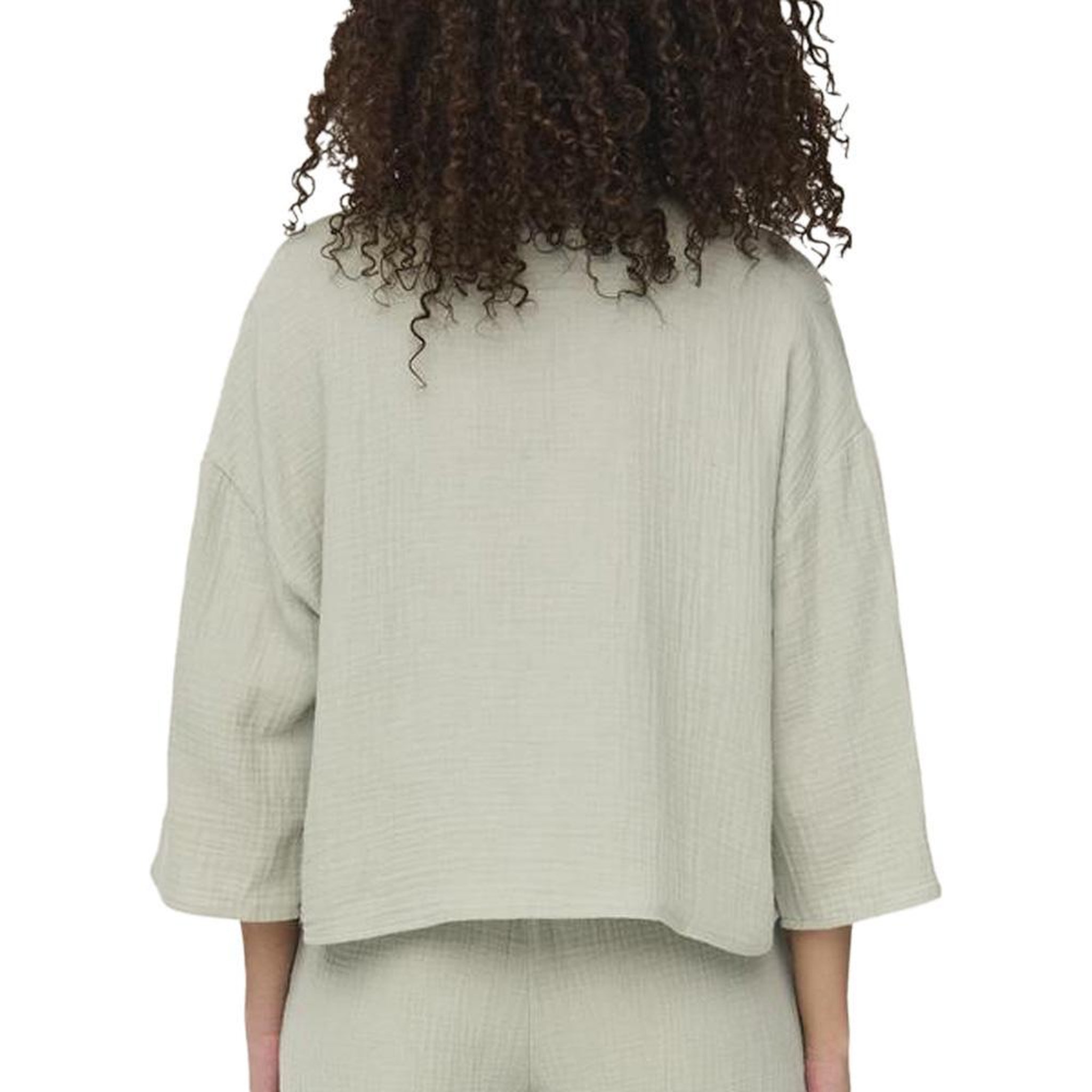 Voir la diapositive 2 : JACQUELINE DE YONG Chemise Verte Femme JDY Theis Life 3/4