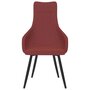 VIDAXL Chaise de canape Rouge bordeaux Tissu