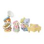 Voir la diapositive 3 : Sylvanian Families Mini-figurines - SYLVANIAN FAMILIES - Le concert de la creche - Des 3 ans