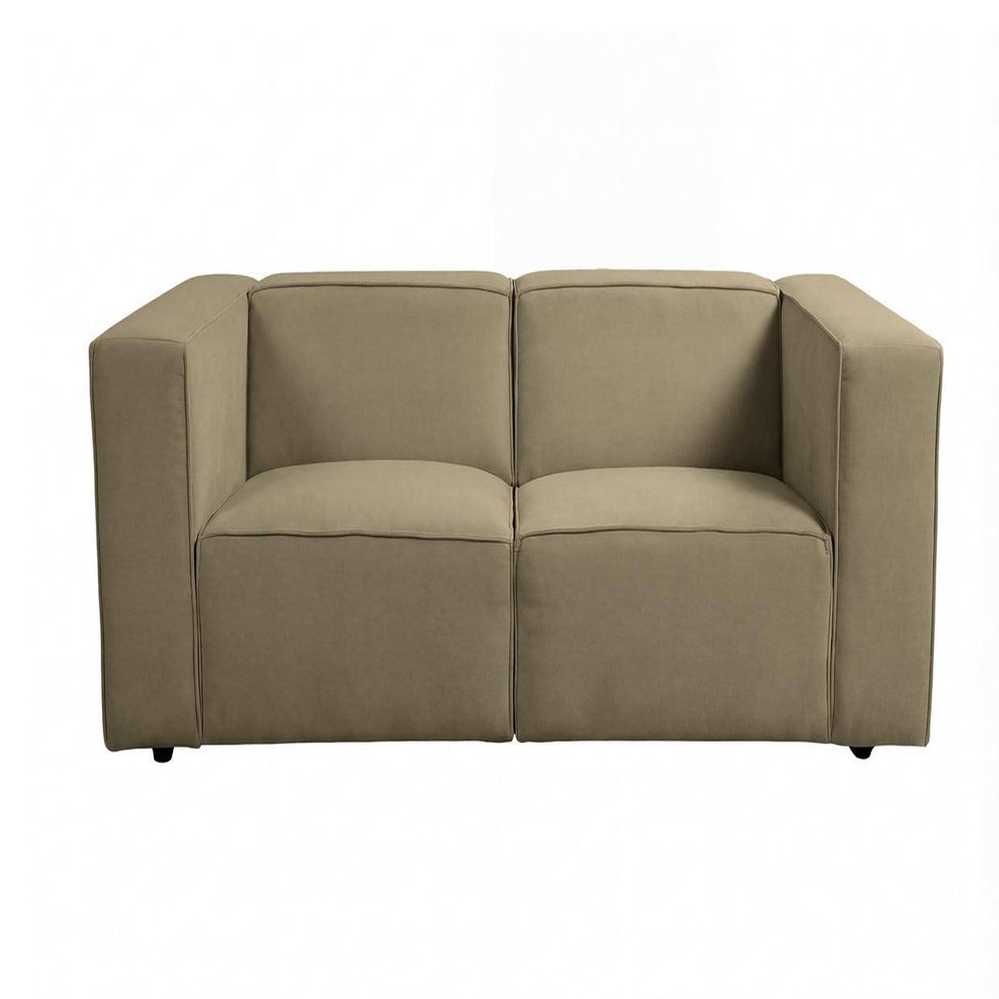 Voir la diapositive 1 : CASANOVA PARIS Mini basil - canapé droit tissu lisse 2 places