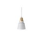 Voir la diapositive 2 : Paris Prix Lampe Suspension Design  Rigel  22cm Blanc