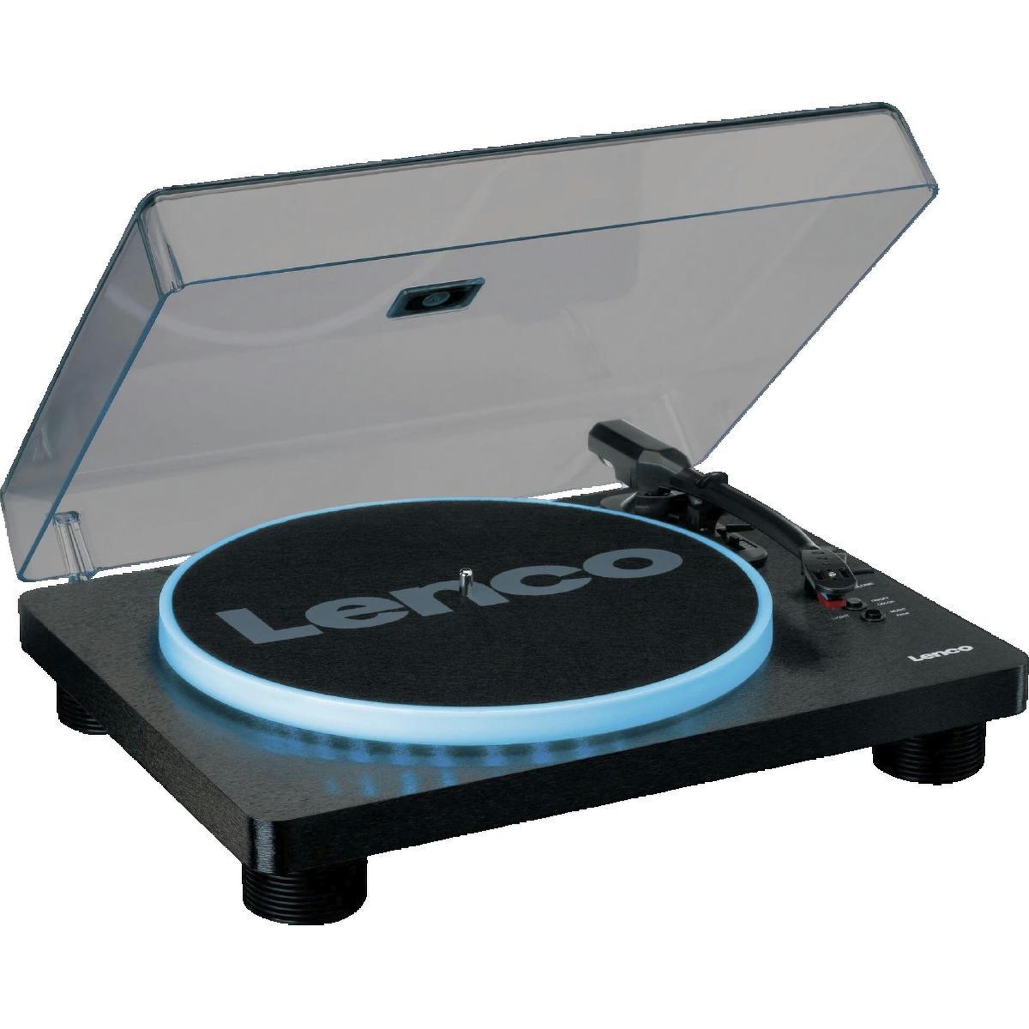 Lenco Platine vinyle Lenco LS-50LED avec éclairage LED et haut-parleurs intégrés