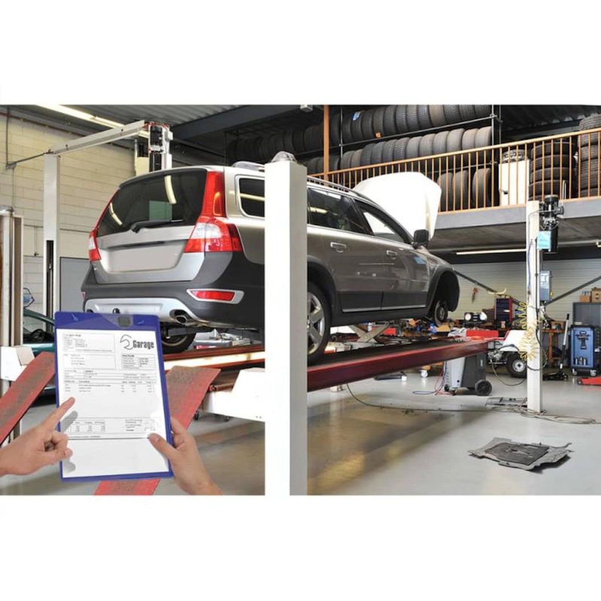 PROPLUS Porte document A4 pour commande 10 pcs violet ProPlus